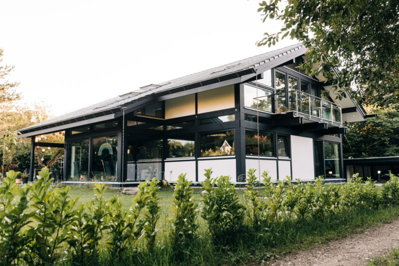 Modernes Fachwerk Haus Landhaus Holz Konstruktion Holzstaenderhaus Holzskelett Fachwerkhaus Concentus 18