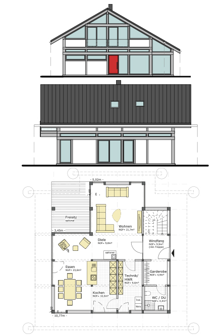 Musterhaus Ch170