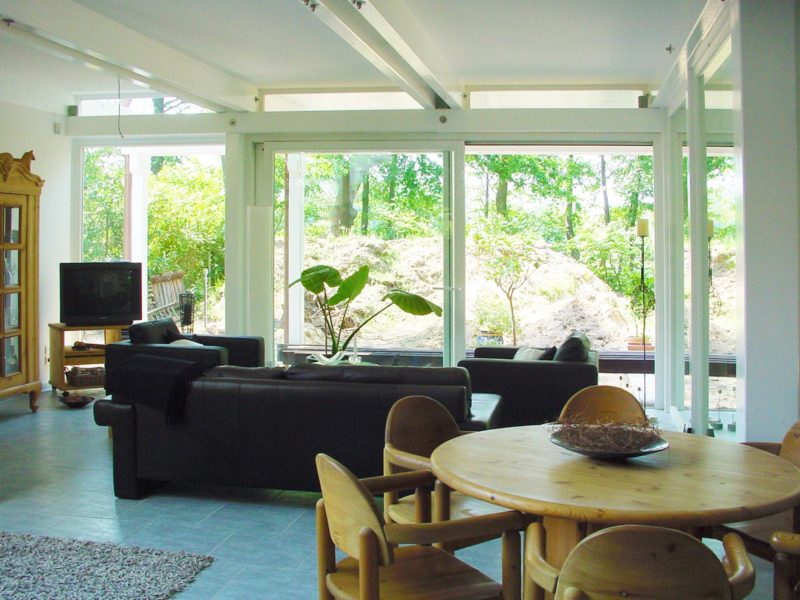 Architektenhaus Fachwerkhaus Holz Skelett Konstruktion 8