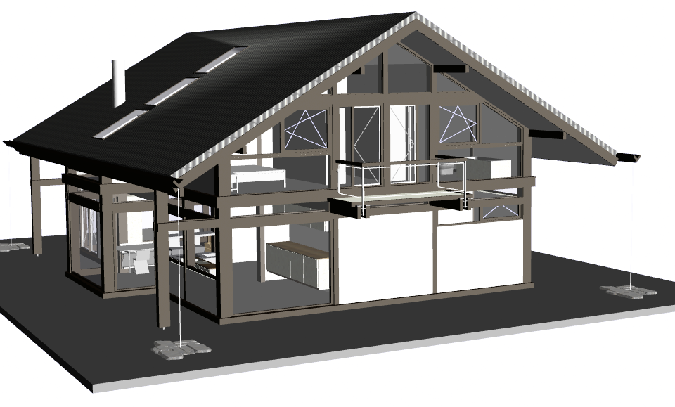 Concentus 3d Planung Holz Skelettbau Fachwerk