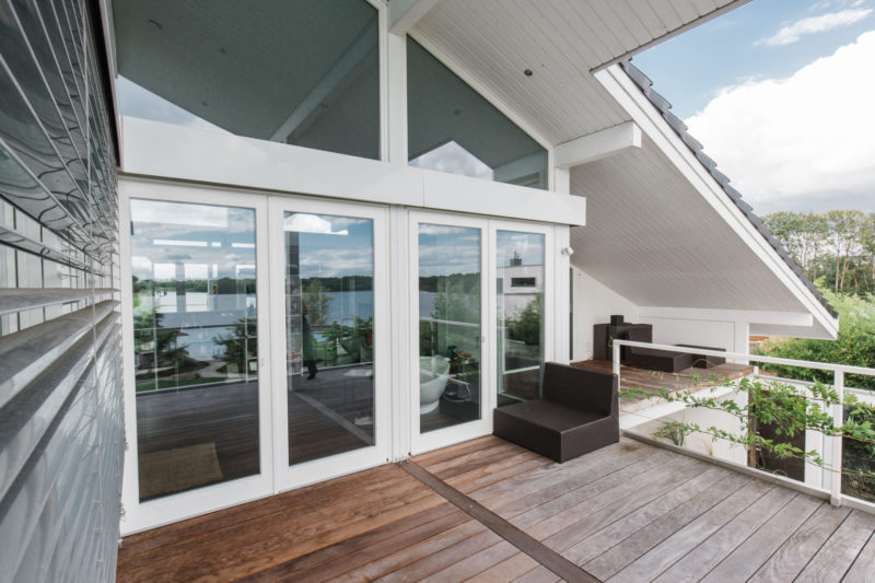 Concentus Fachwerkhaus Glas Verglasung Holz Fachwerk Modern Landhaus