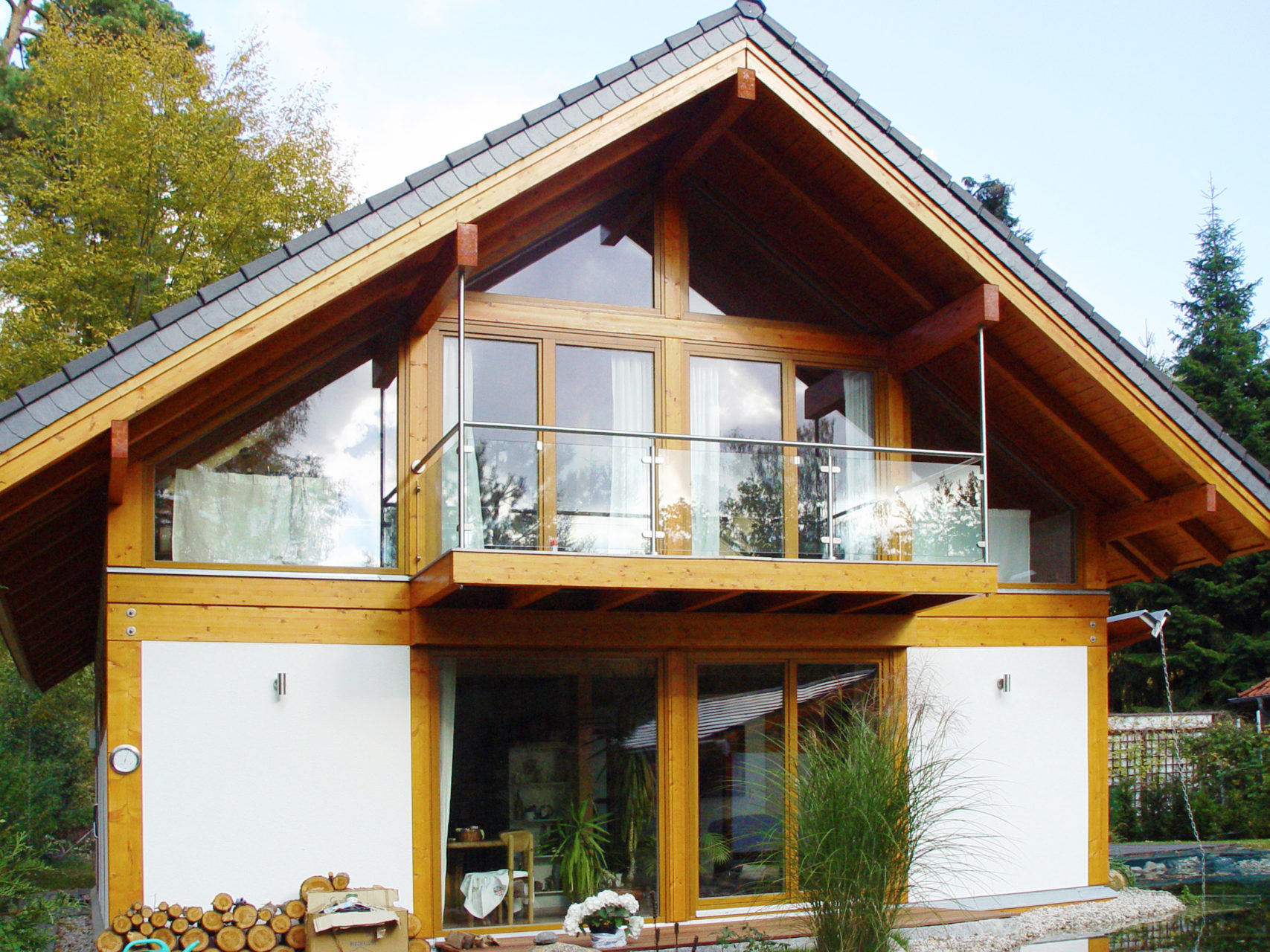 Concentus Moderens Fachwerk Holzskelett Hell Braun