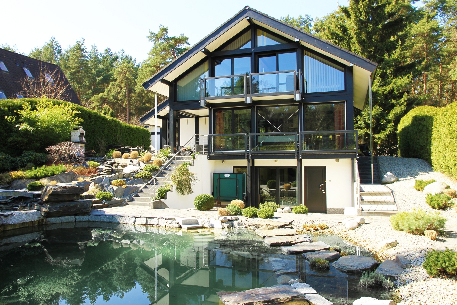 Fachwerkhaus Dunkle Konstruktion Holz Skelett Haus Landhaus 6