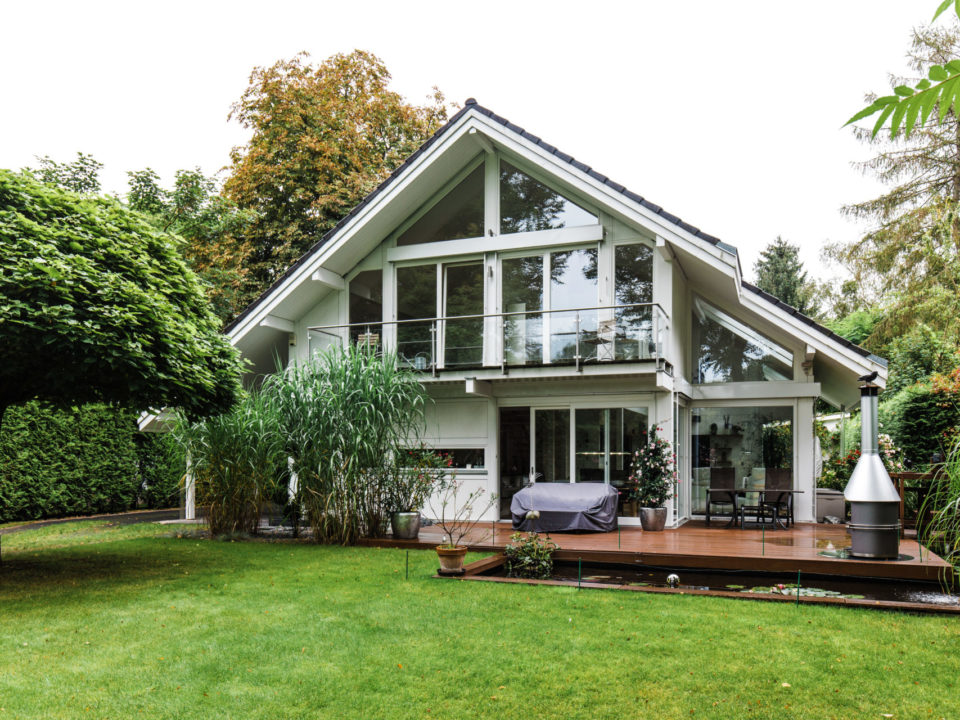 Holzhaus Holzskelett Haus Fachwerk Modernes Landhaus