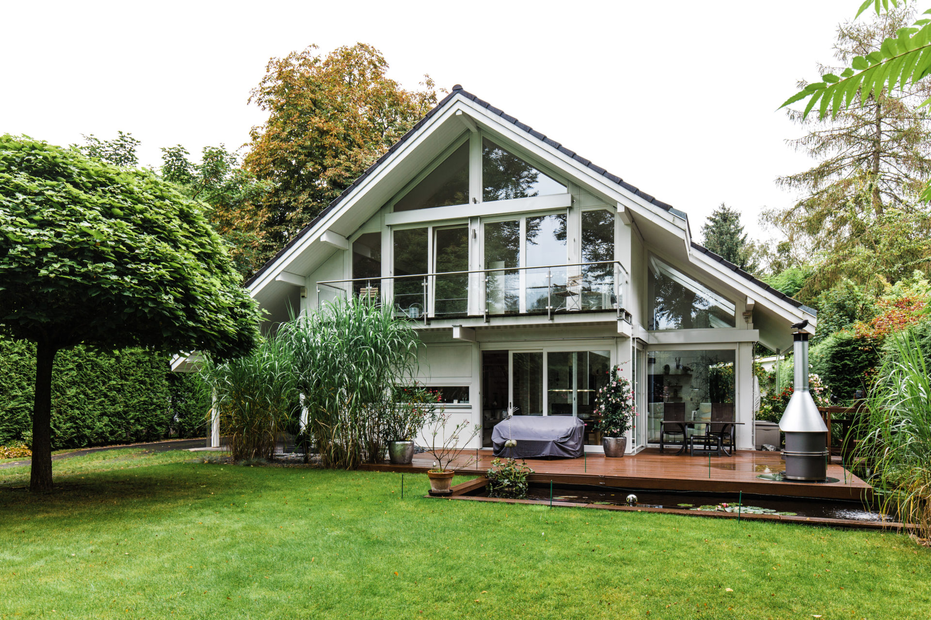 Holzhaus Holzskelett Haus Fachwerk Modernes Landhaus