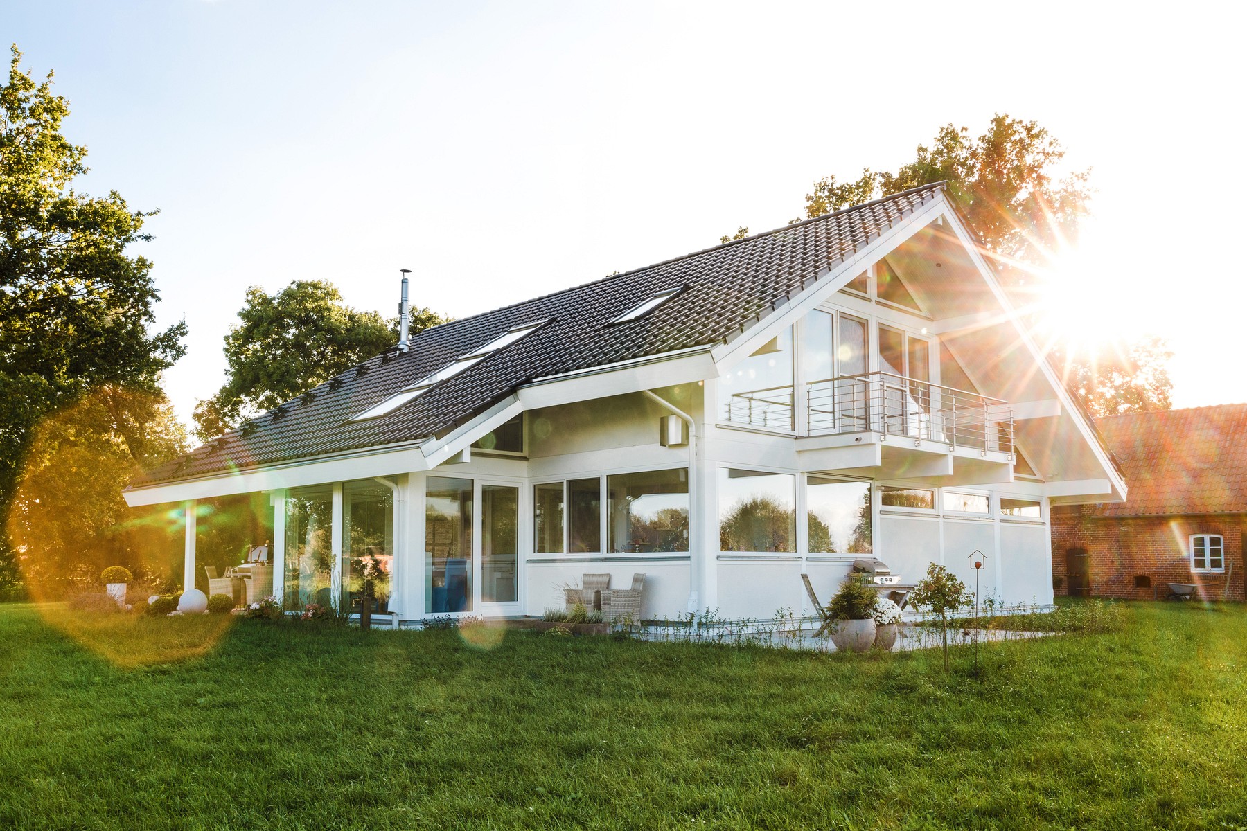 Fachwerkhaus BUNGALOW Grundriss CH.157 - CONCENTUS Modernes Fachwerkhaus